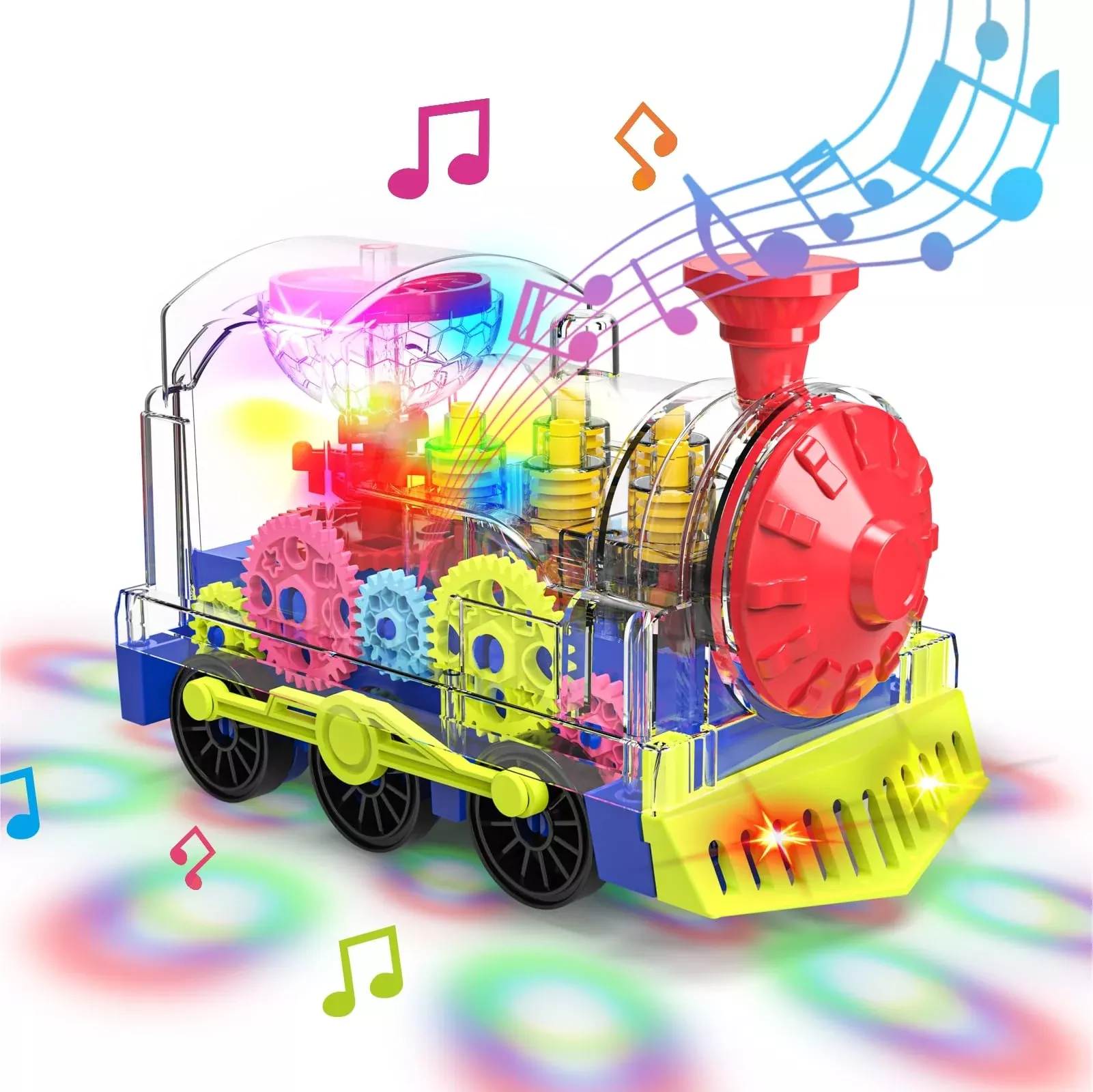 Kizeefun Baby Car Toy with Music & Light, Multicolored, Small
