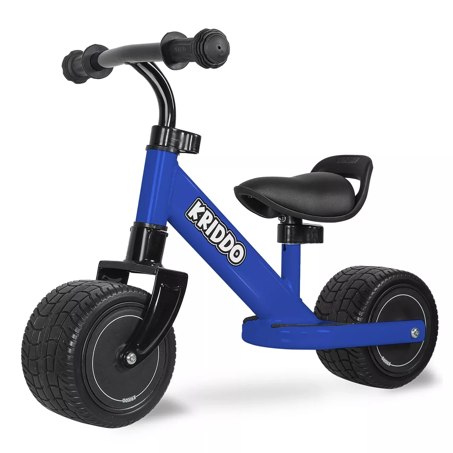 Kriddo Baby Balance Bike Mini Cruiser Design With Wide Pu Wheels For 1