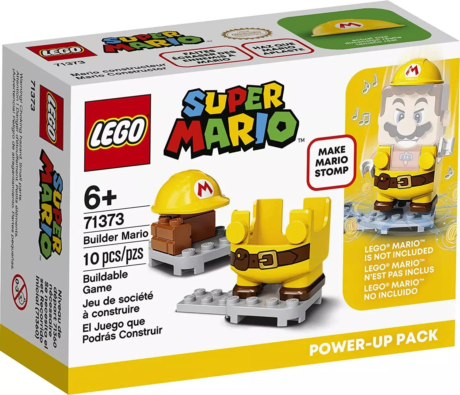 LEGO Builder Mario Power-Up Pack (71373) - Multicolor - 10 Pieces