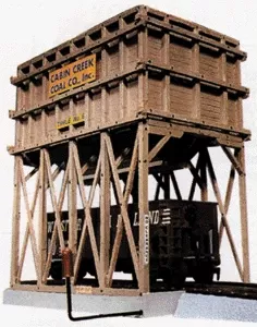 Life-Like 433-8200 HO Scale Operating Coal Tipple - NOS