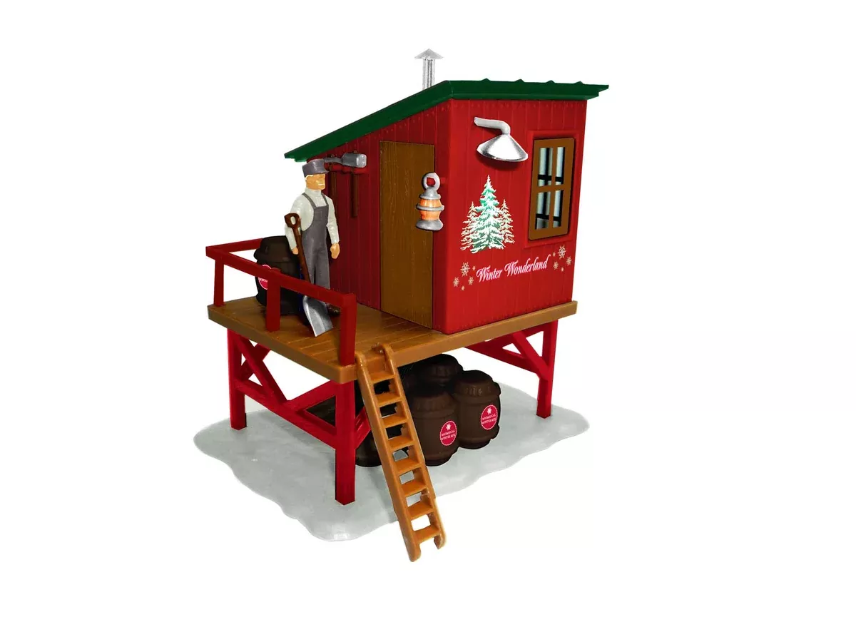 Lionel 2030160 O Gauge Winter Wonderland Barrel Shed