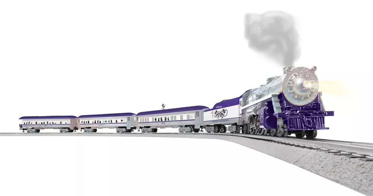 Lionel 2323040 O Gauge Walt Disney 100th LionChief Train Set