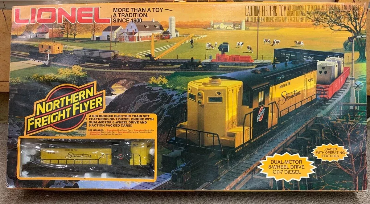 Lionel 6-1354 O Gauge Northern Freight Flyer Set - NOS