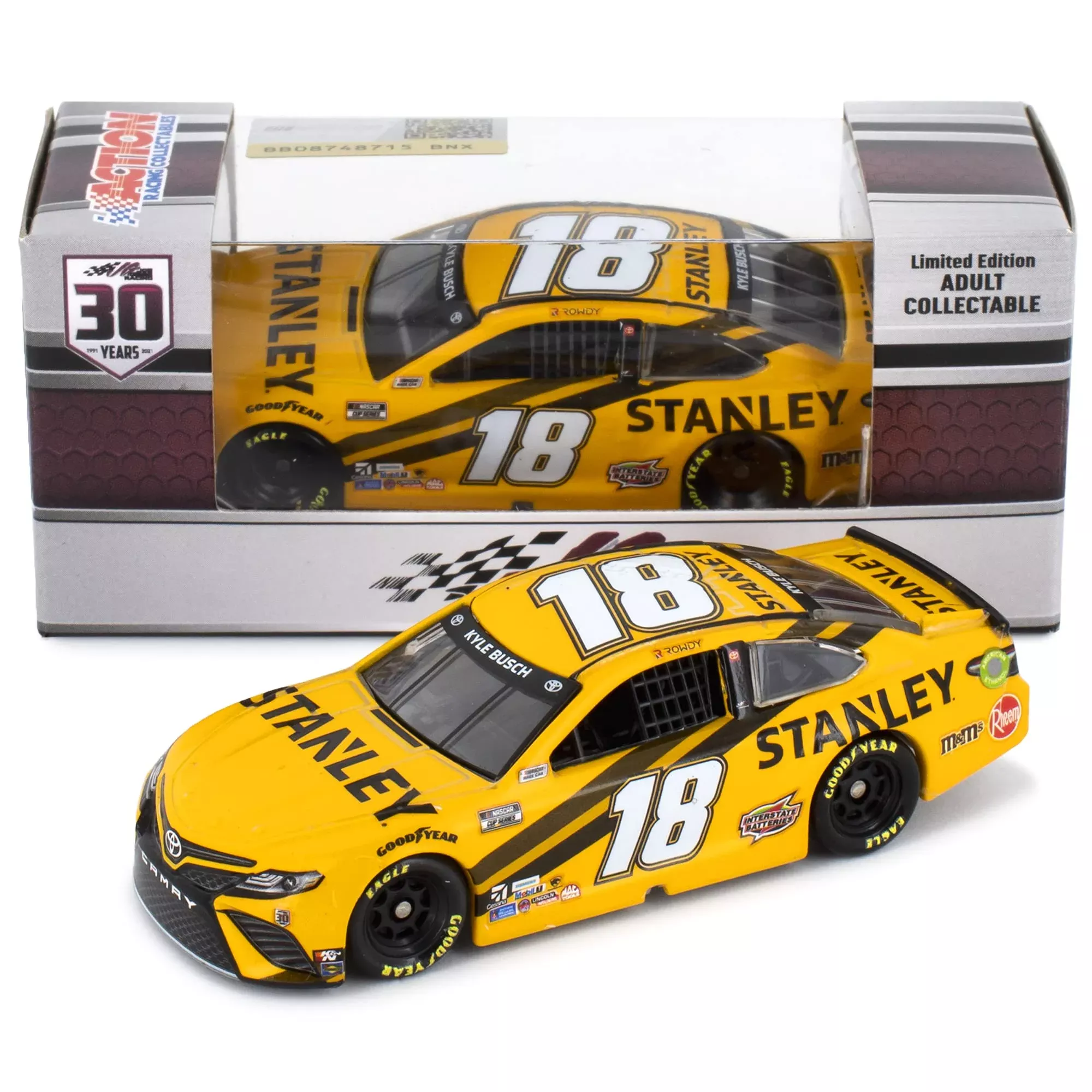 Lionel Racing Ky Busch 1/64 Ht Stanley 21 Camry,Multi