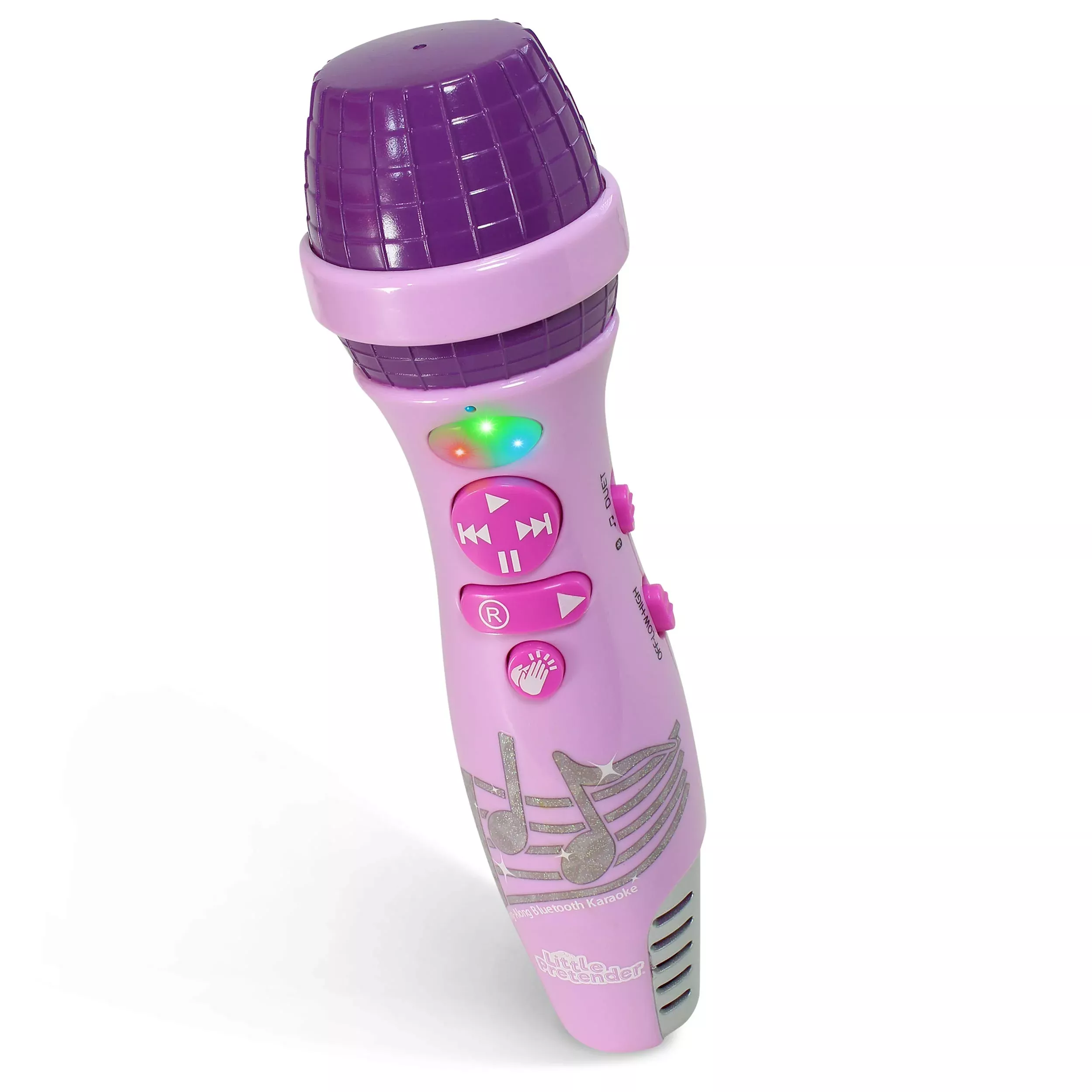 Little Pretender Bluetooth Karaoke Microphone for Kids, Pink, Small