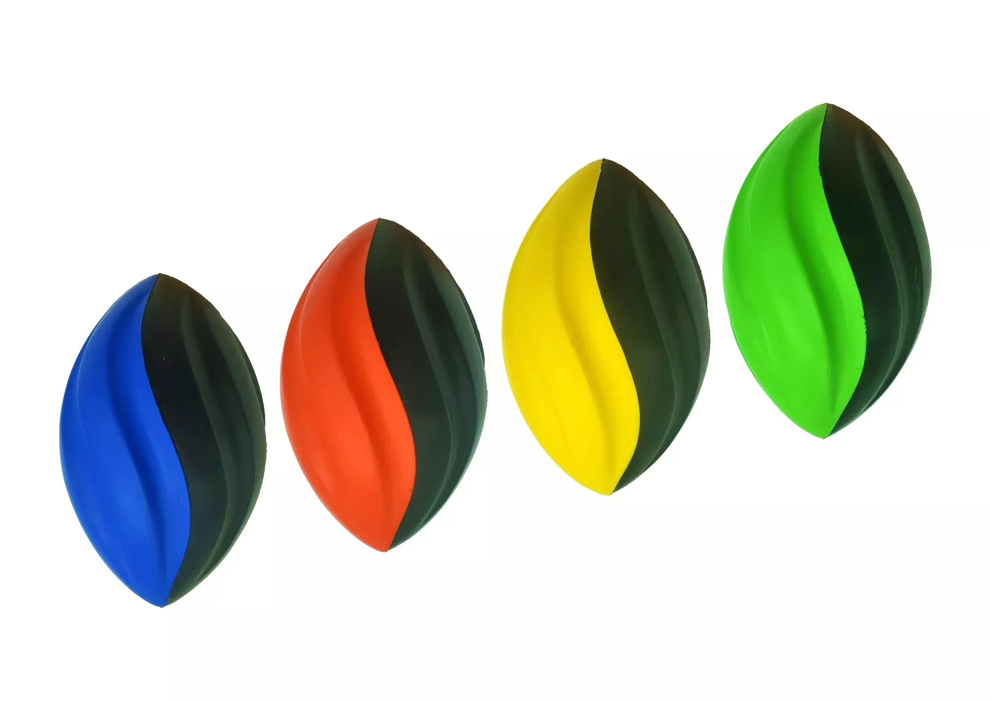 LMC Products 5" Soft Footballs for Kids - Multi-Color 4-Pack