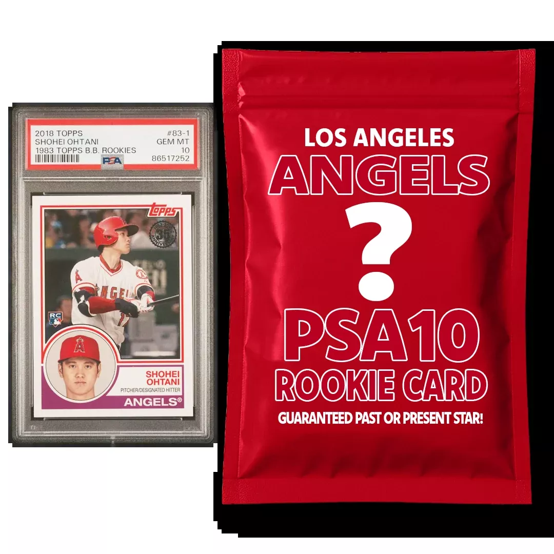 Los Angeles Angels PSA 10 Graded Rookie Card Mystery Pack