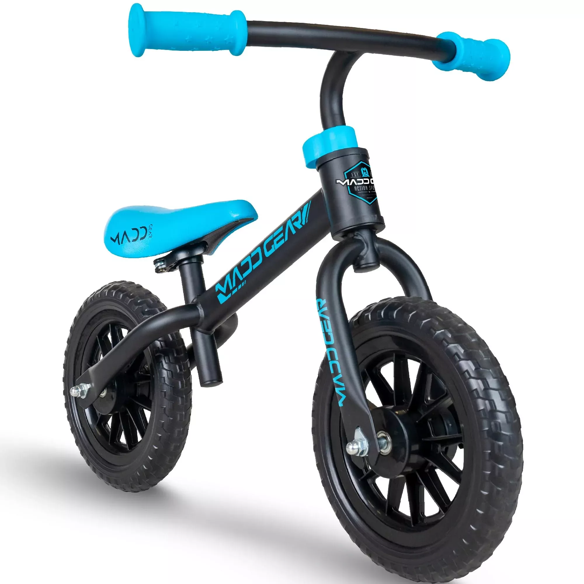 Madd Gear Balance Bike for Toddlers 10" Wheel Black/Blue