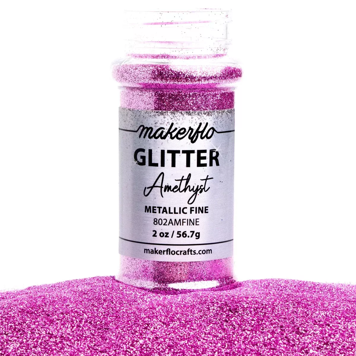 MakerFlo Crafts Amethyst - Fine Glitter 2oz