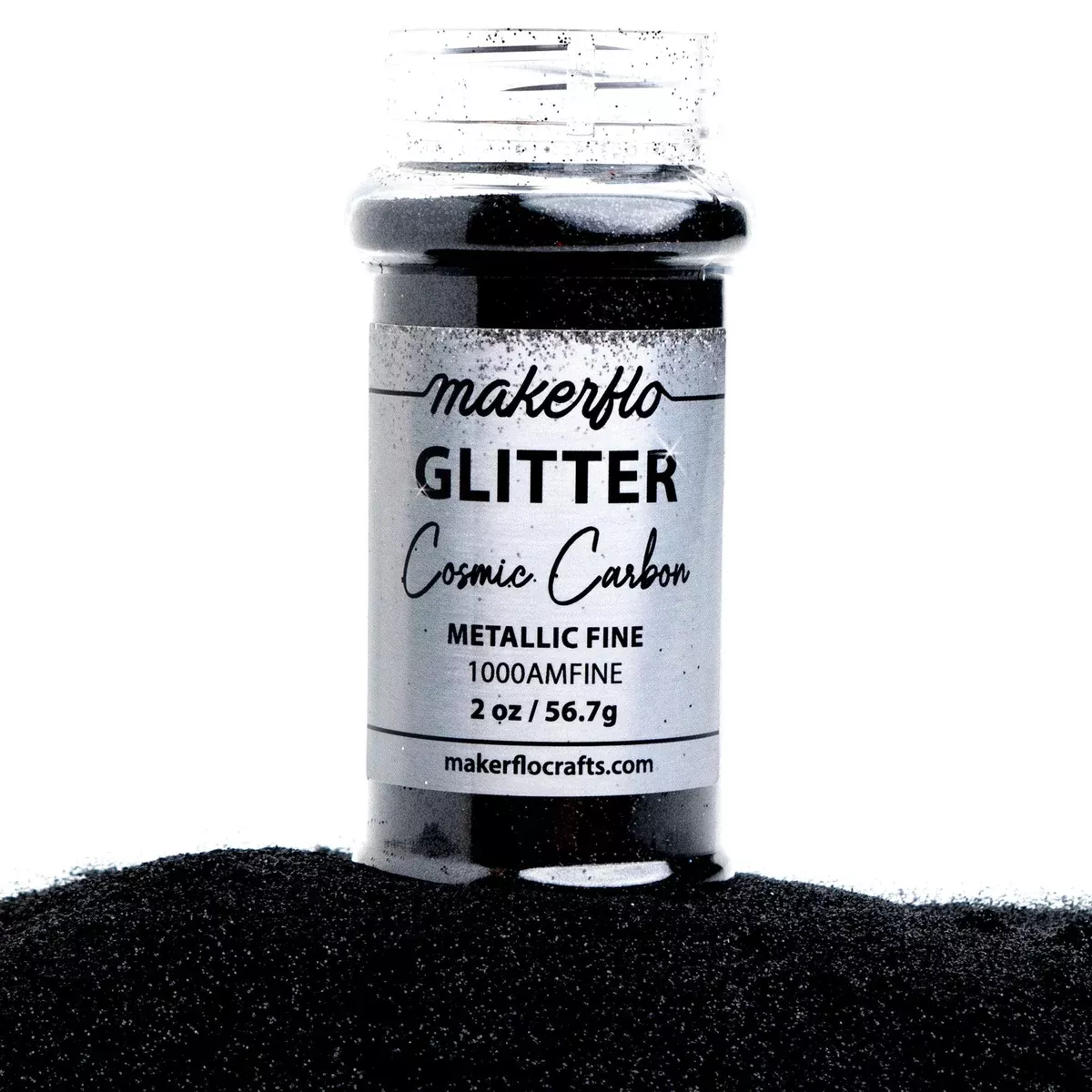 MakerFlo Crafts Cosmic Carbon - Fine Glitter 2oz
