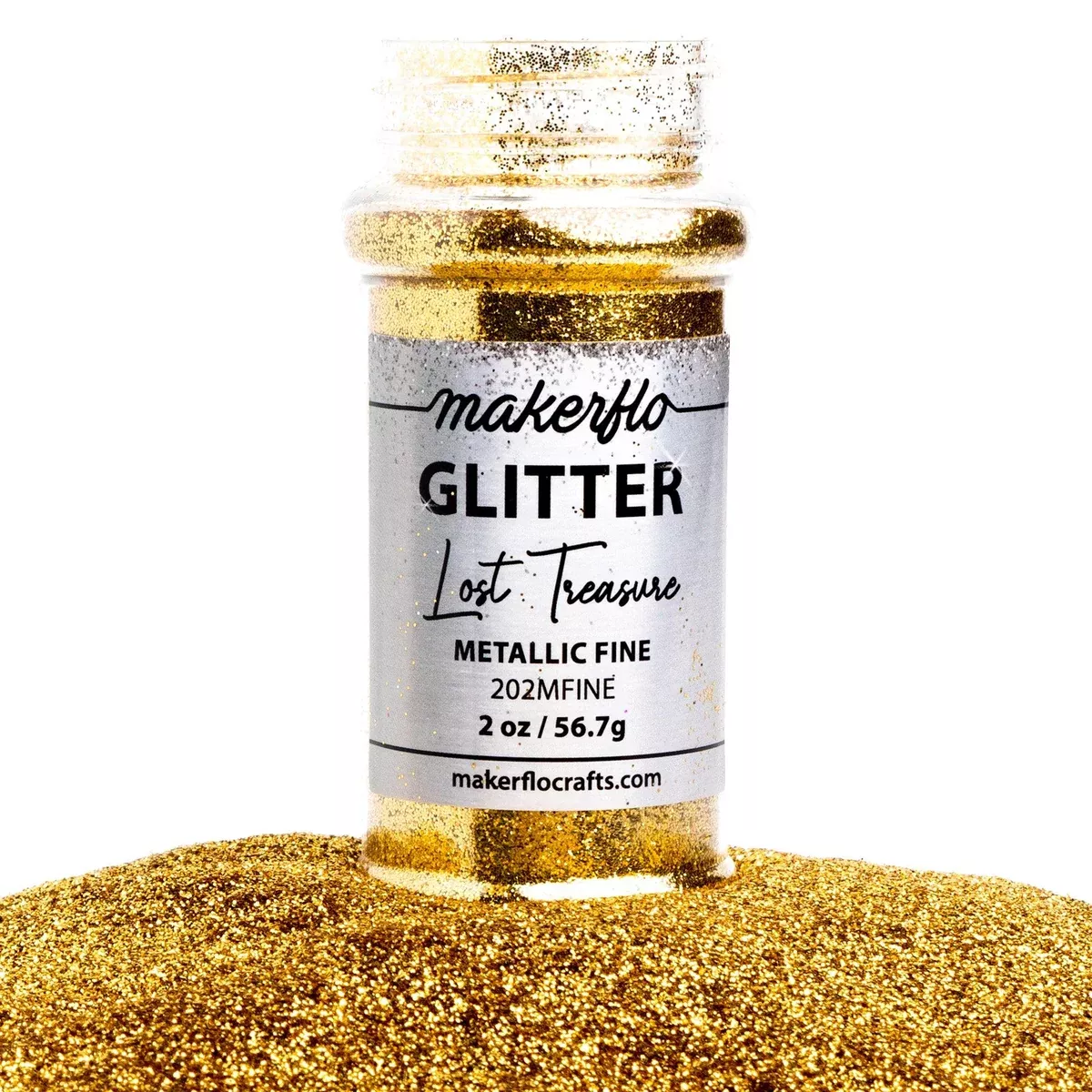 MakerFlo Crafts Lost Treasure - Fine Glitter 2oz