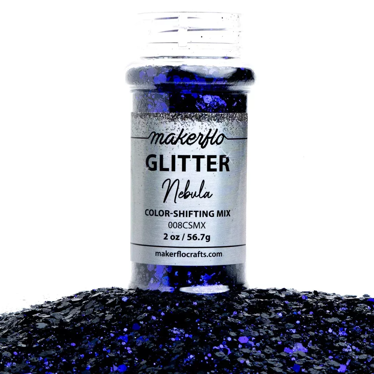 MakerFlo Crafts Nebula - Chunky Mix Glitter 2oz