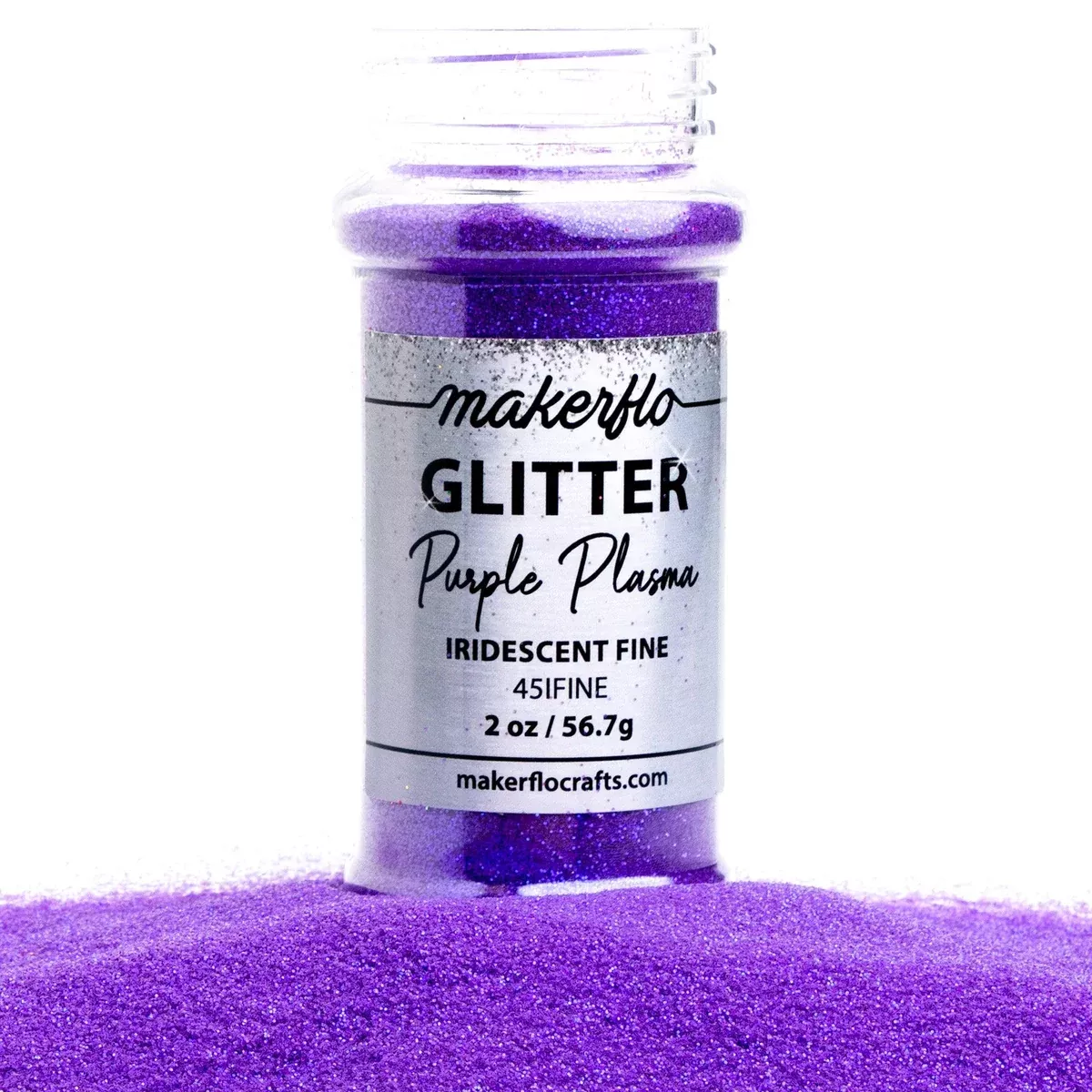 MakerFlo Crafts Purple Plasma - Fine Glitter 2oz