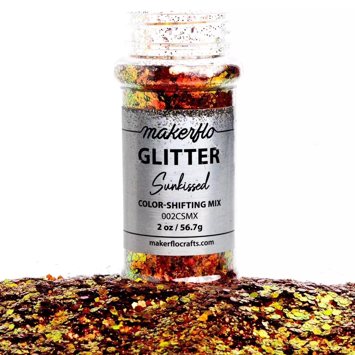 MakerFlo Crafts Sunkissed - Chunky Mix Glitter 2oz