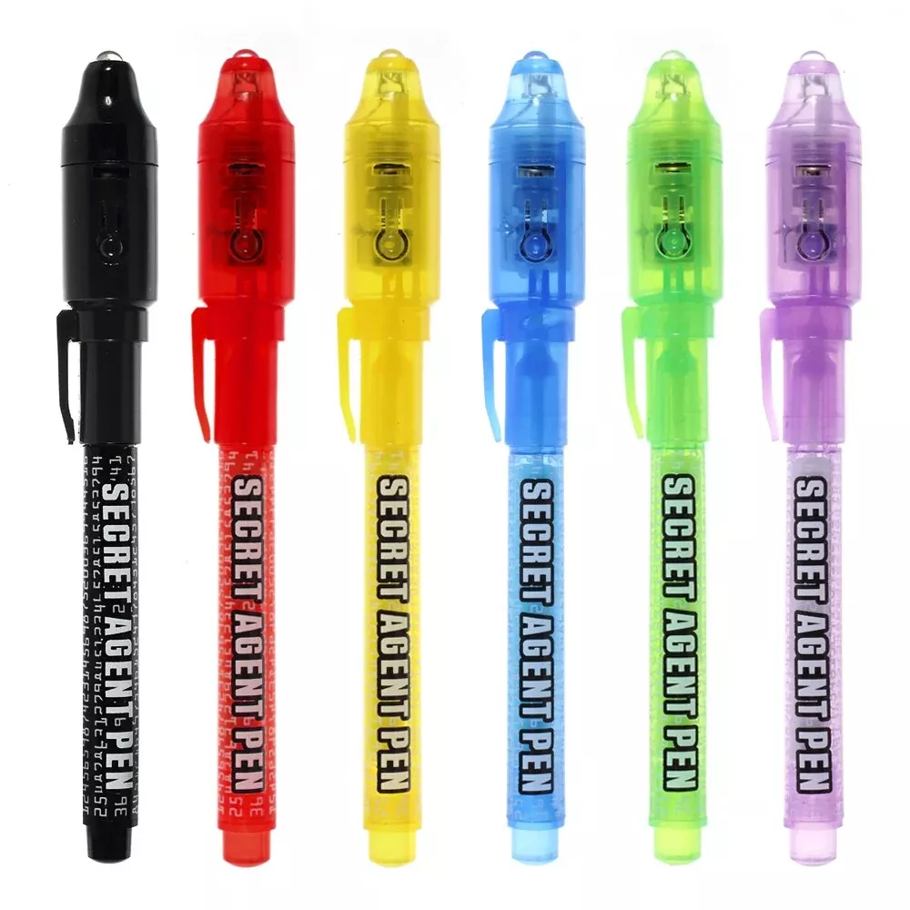 MALEDEN Invisible Ink Pen Set - Multi-Color, 6 Count, Kids' Party