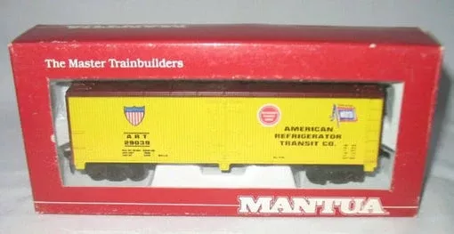 Mantua 739-182 HO Scale 40' Woel Reefer MP/Wabash ART 29039 - NOS