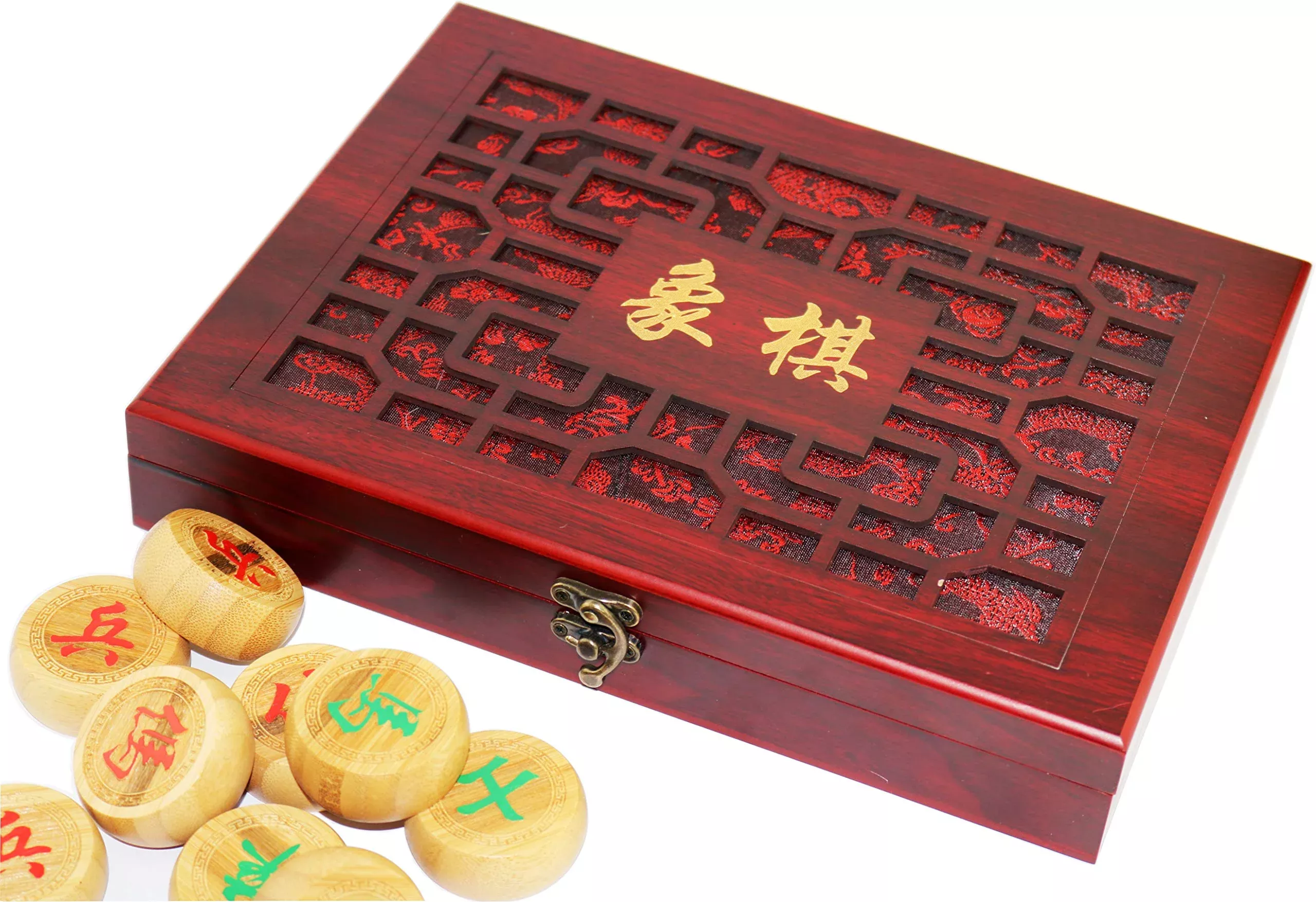 ?? Maoershan Classic Bamboo Chinese Chess Gift Set