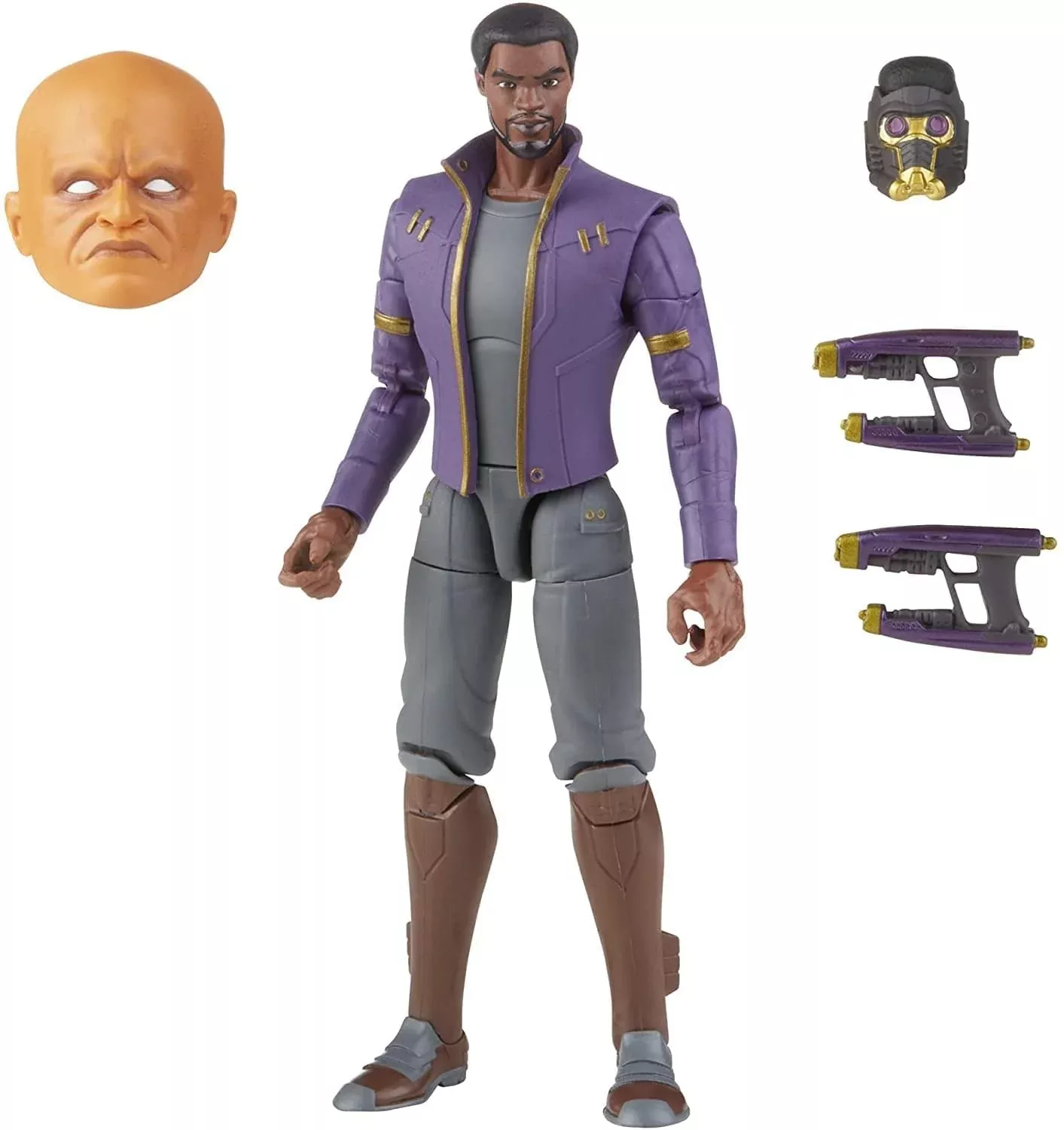 Marvel Legends T'Challa Star-Lord 6-Inch Figure Multicolor
