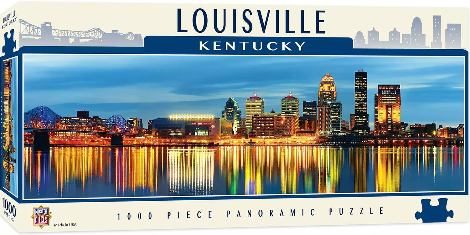 Masterpieces 1000pc Pano Puzzle Louisville Skyline 13" x 39" Matte