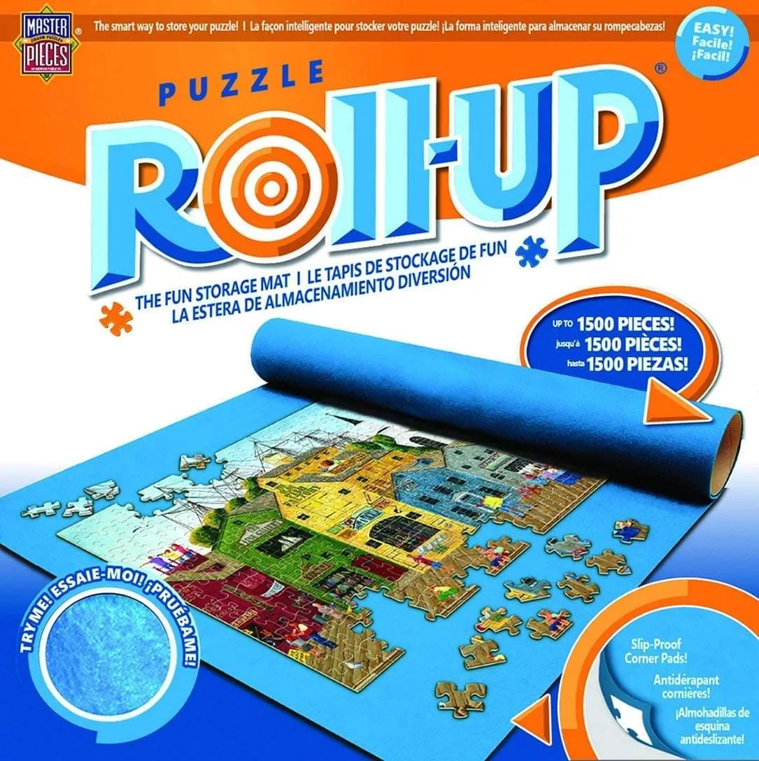 MasterPieces Roll & Stow Puzzle Storage for 1500 Piece Puzzles, Team Color