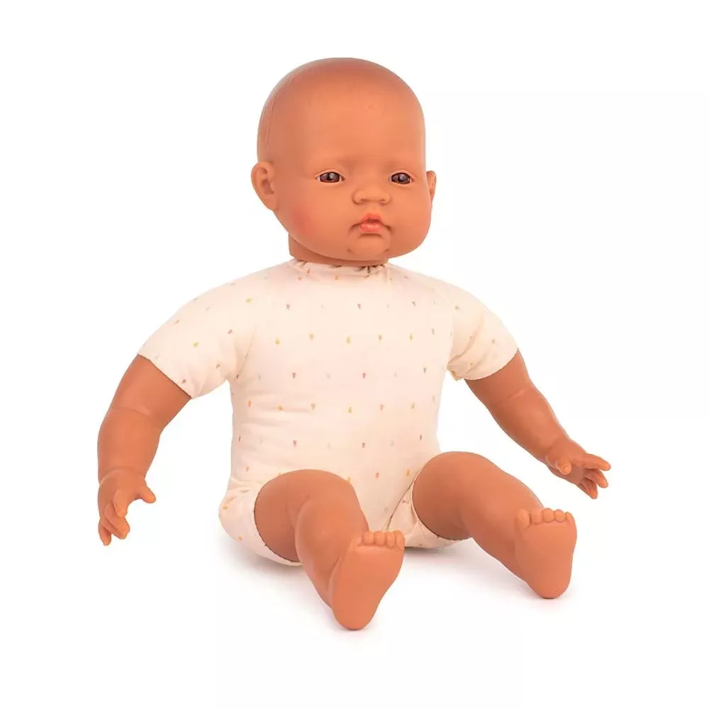 Miniland 15.75'' Soft Body Baby Doll - Multicolor, Vinyl, Educational
