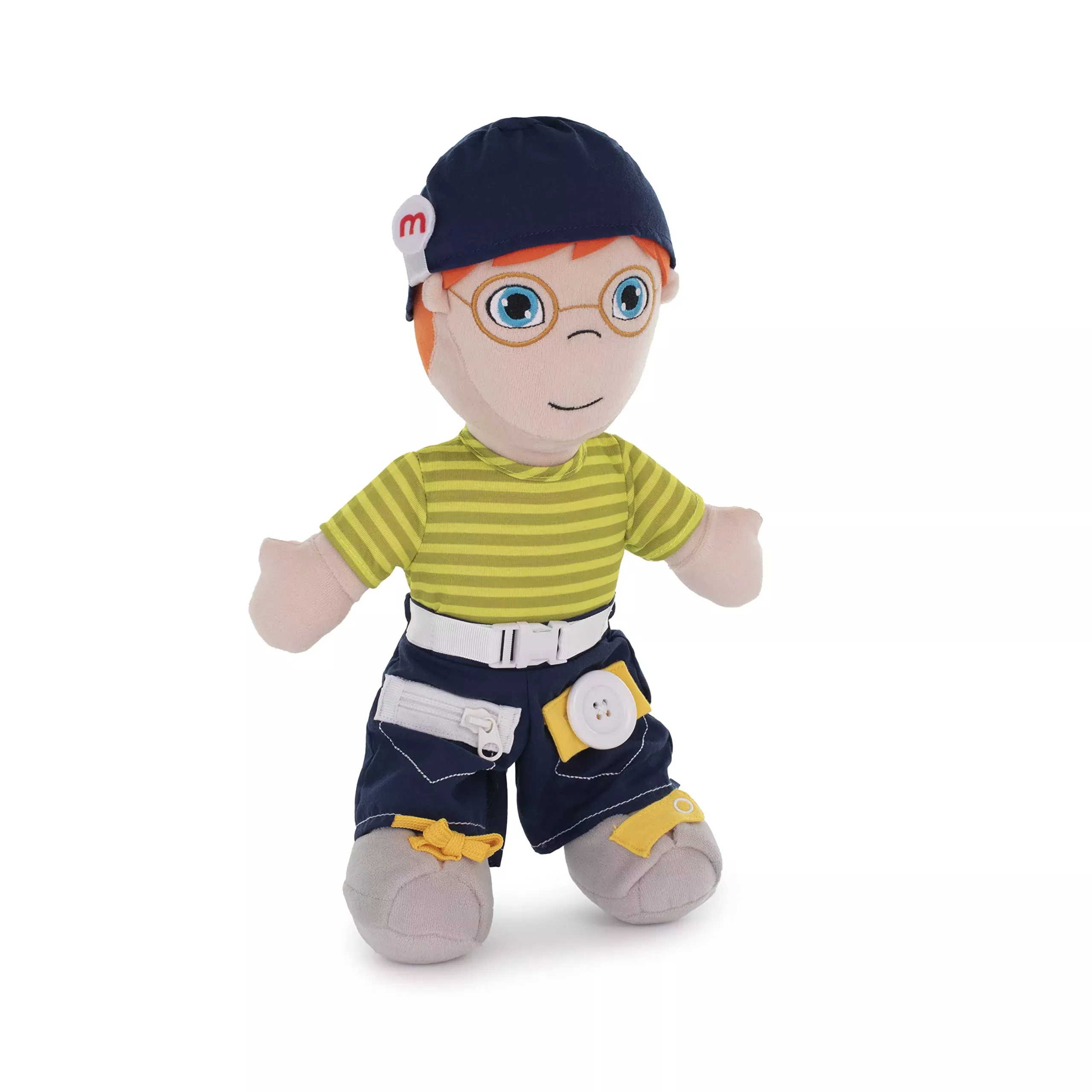 Miniland Washable Diversity Fastening Doll Caucasian Boy Multicolor OSFA