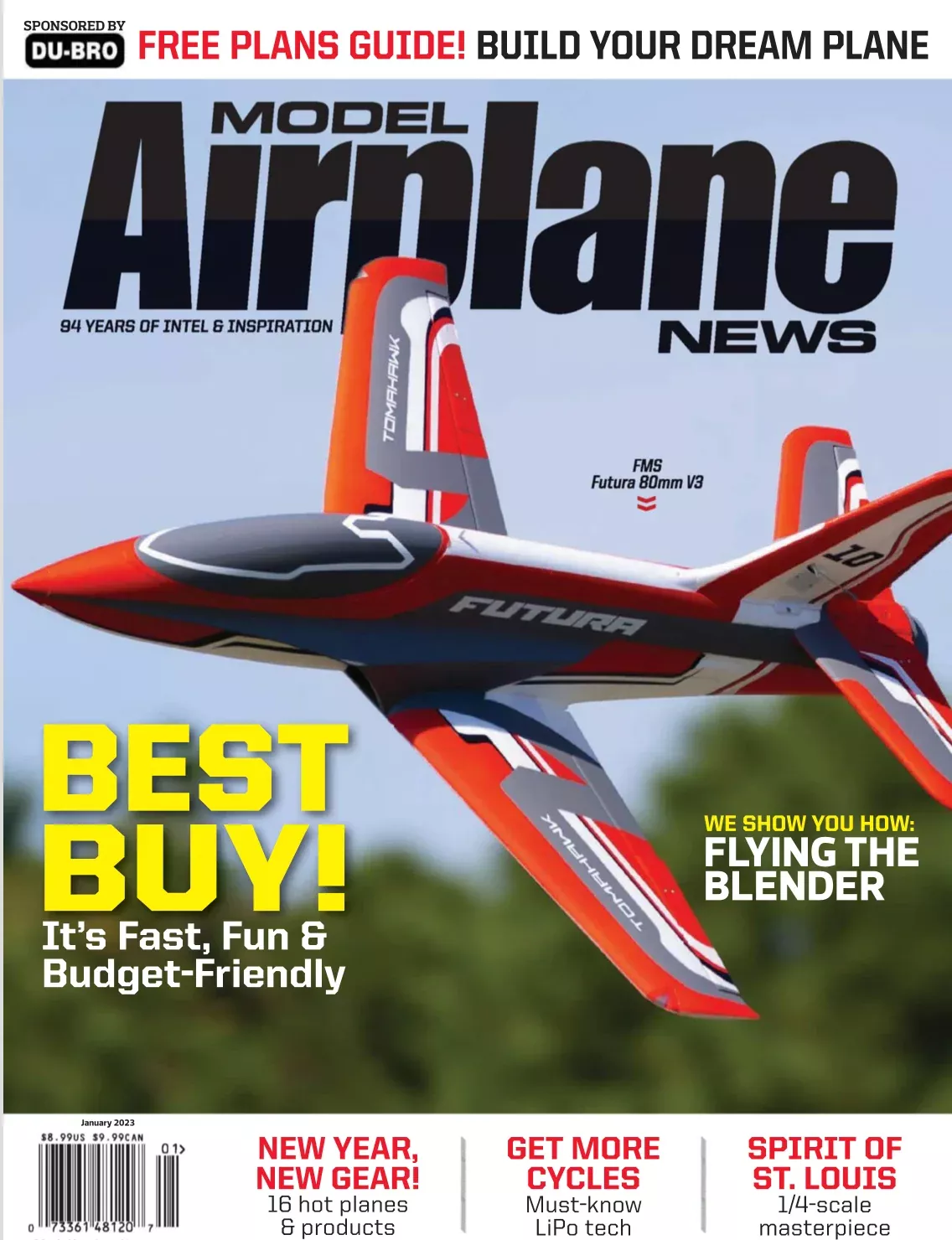 Model Airplane News Magazine January 2023