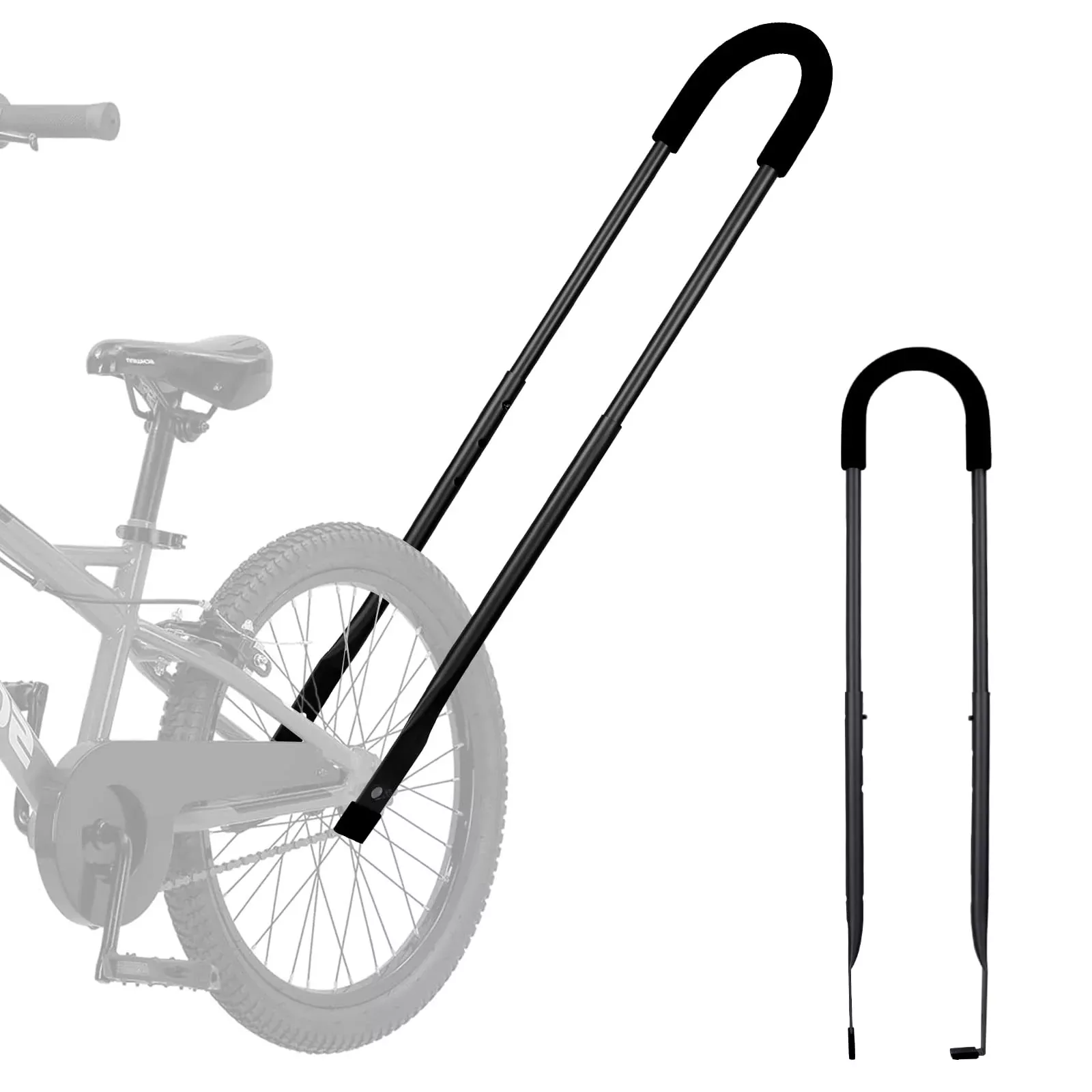 MOLI DEE Bike Trainer for Kids 12-24" Black Handlebar