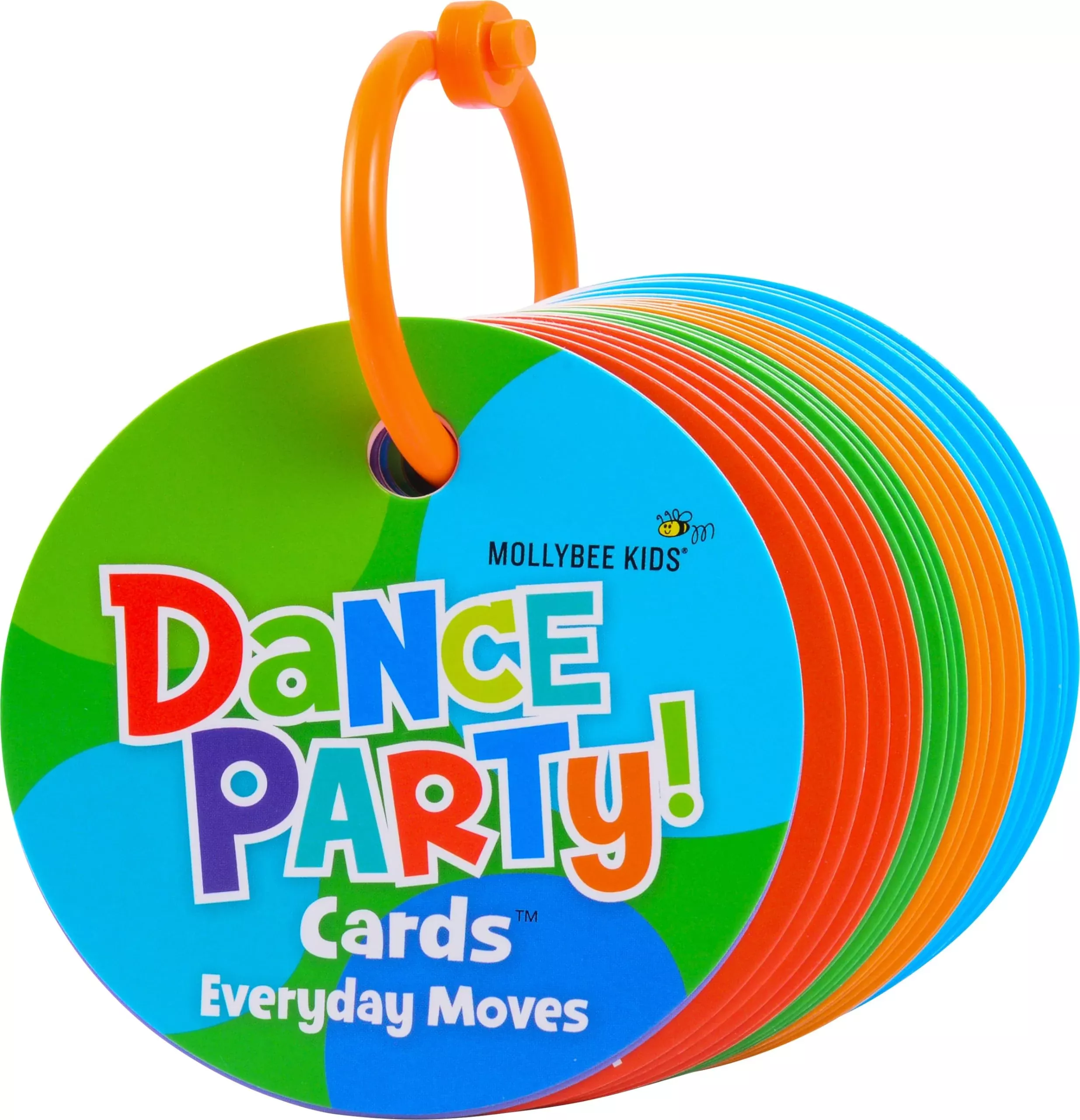 MOLLYBEE KIDS Preschool Dance Party Cards - Multicolor, Medium, 20