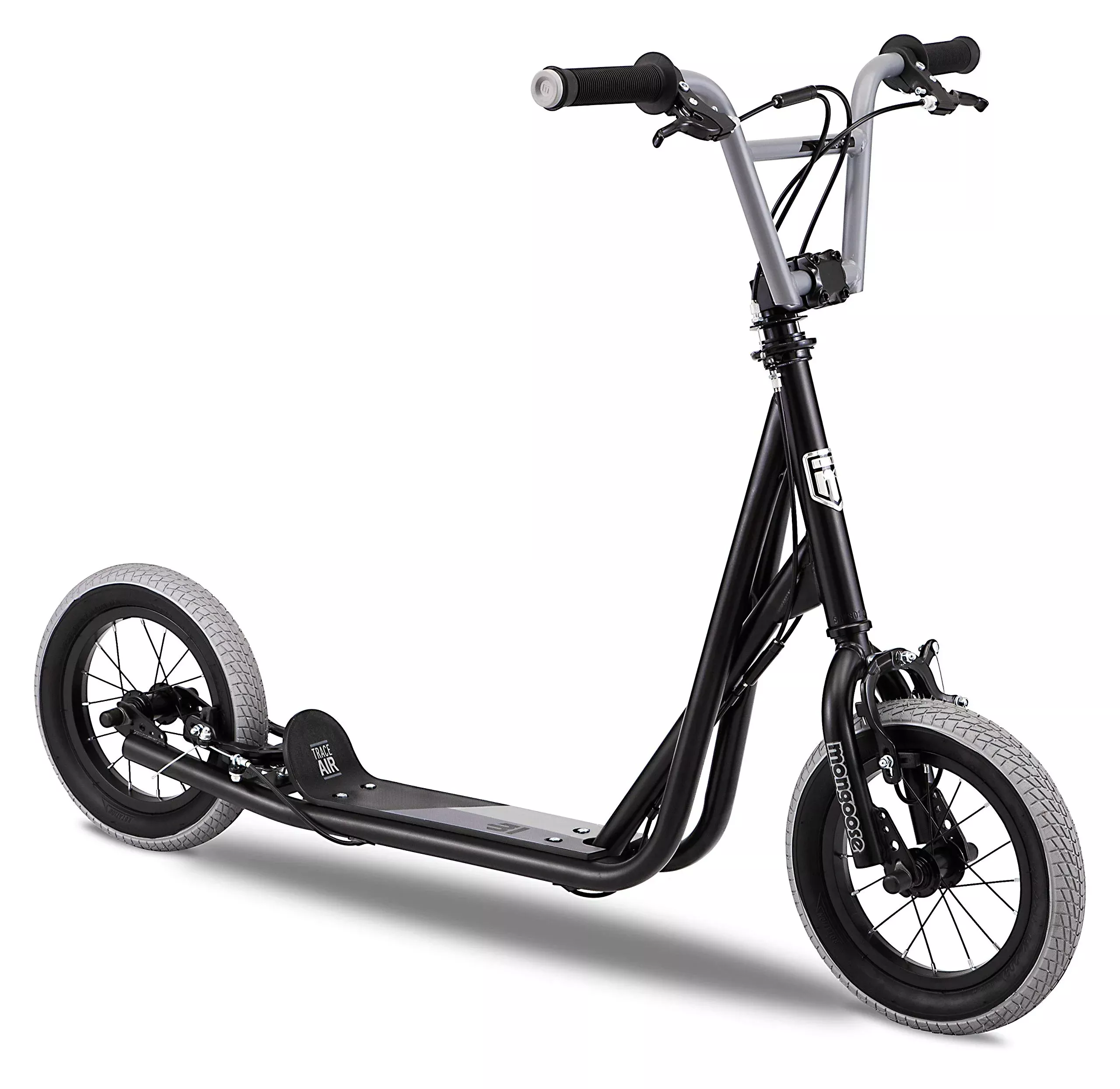 Mongoose Trace Youth Kick Scooter - Folding/Non-Folding, Lighted Air-F