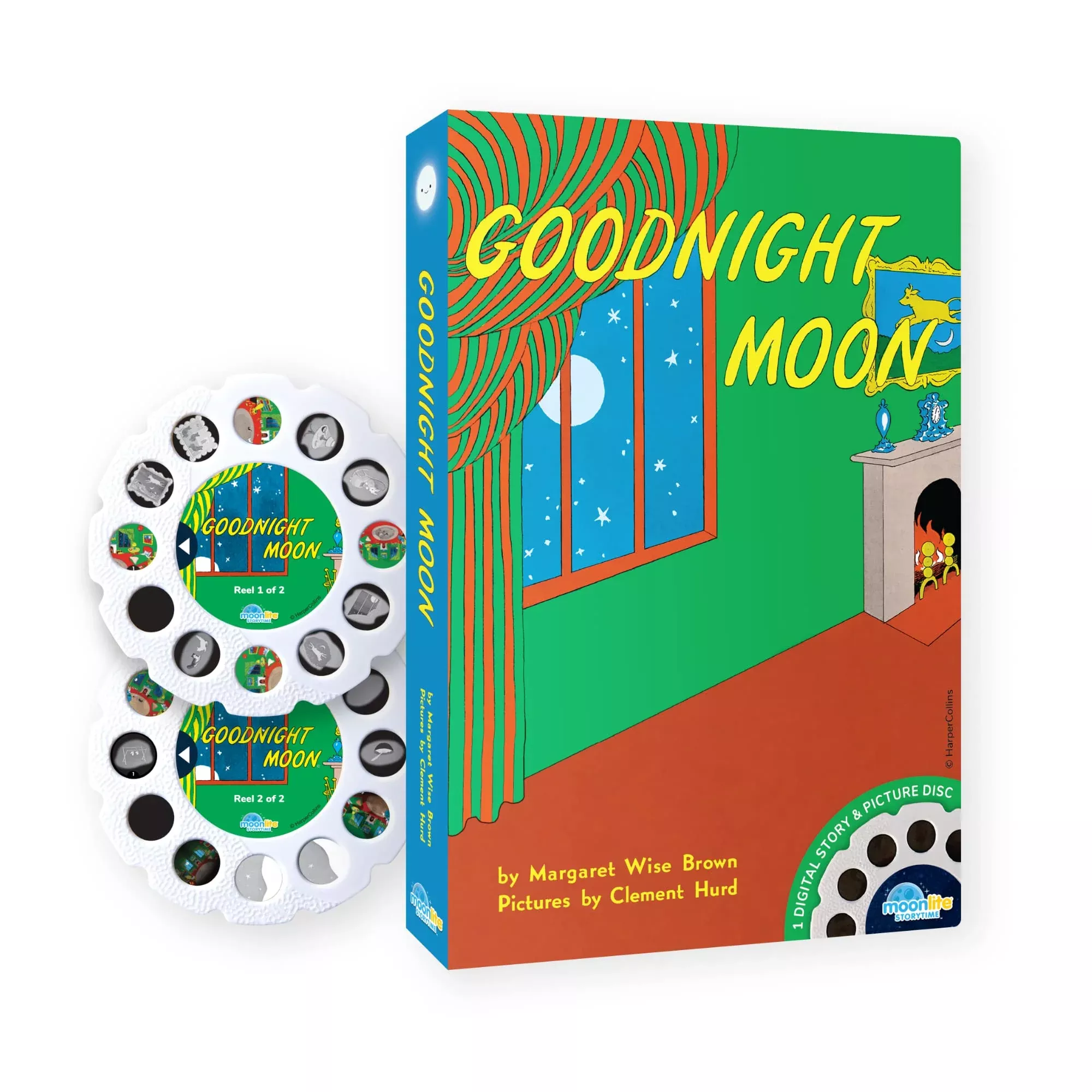 Moonlite Goodnight Moon Story Reel for Projector, Multicolor, 2 Reels