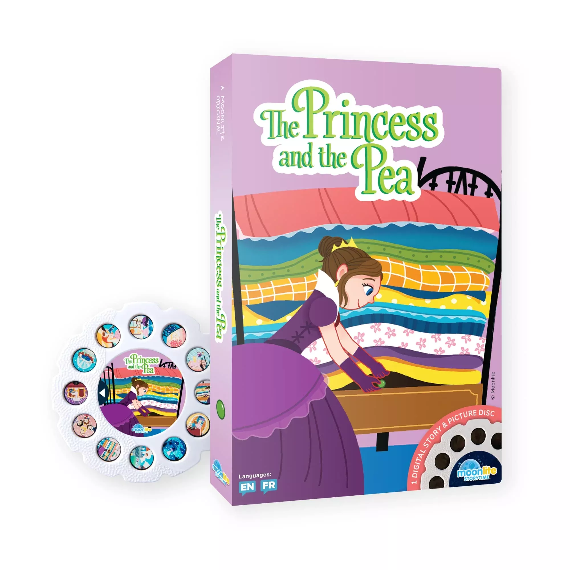 Moonlite Princess and The Pea Story Reel for Projector, Multicolor