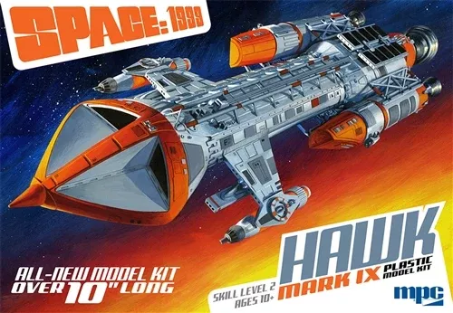MPC 881 1/72 Space:1999 Hawk Mk IX Skill Level 2 Model Kit