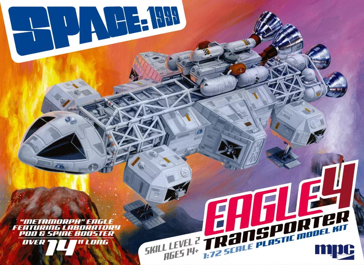MPC 979 1/72 Space:1999 Eagle 4 with Lab Pod Model Skill Level 2 Kit
