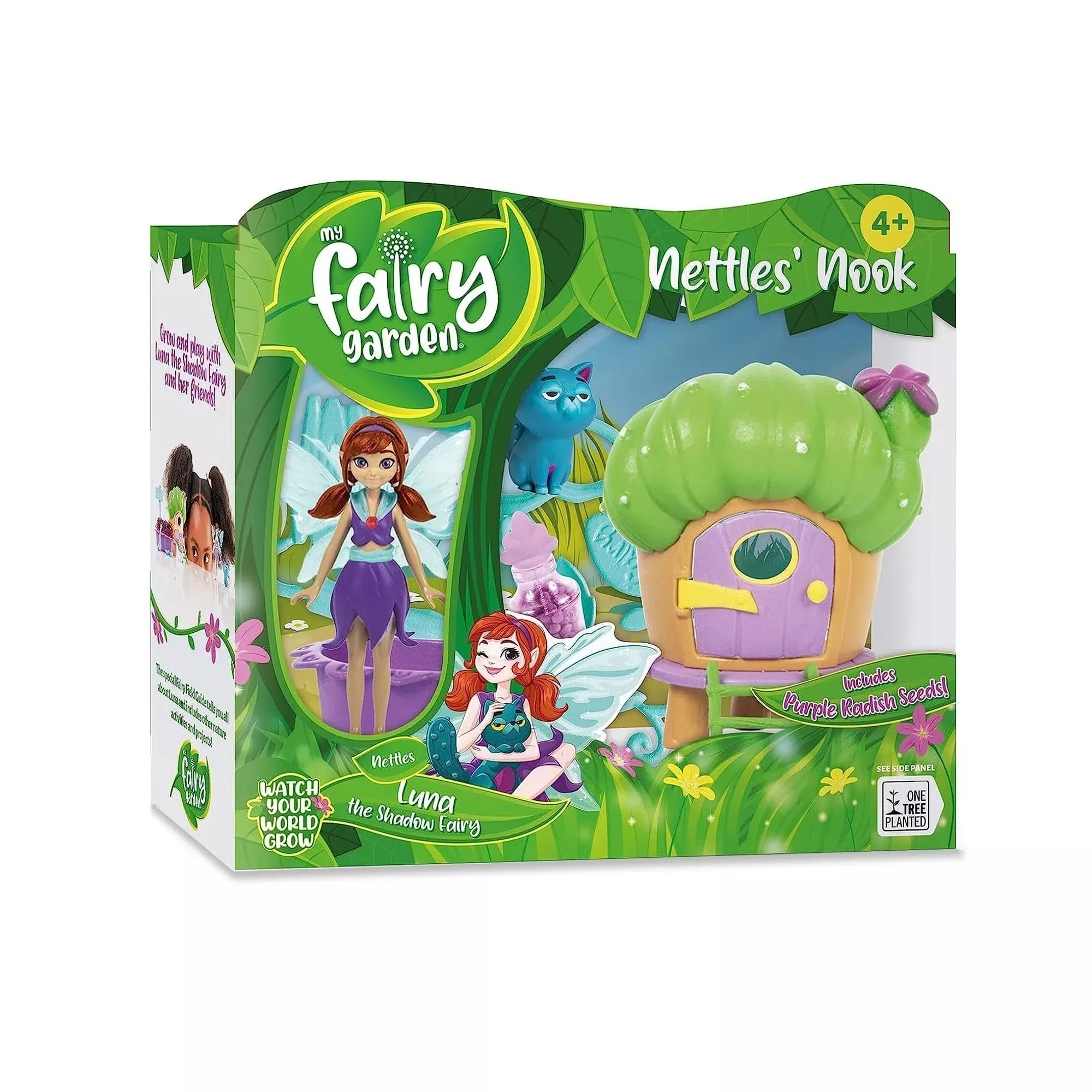 My Fairy Garden Mini Gardening Kit with Fairy & Cat, Multi