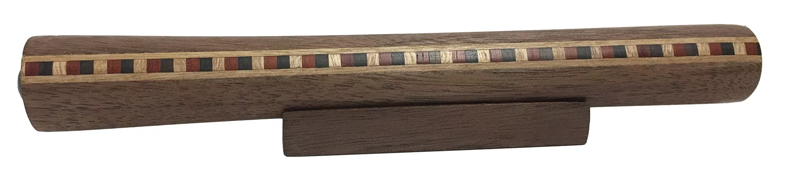 N & J Kaleidoscope Teleidoscope In Solid Walnut Wood, 6 Inch By 3/4 In