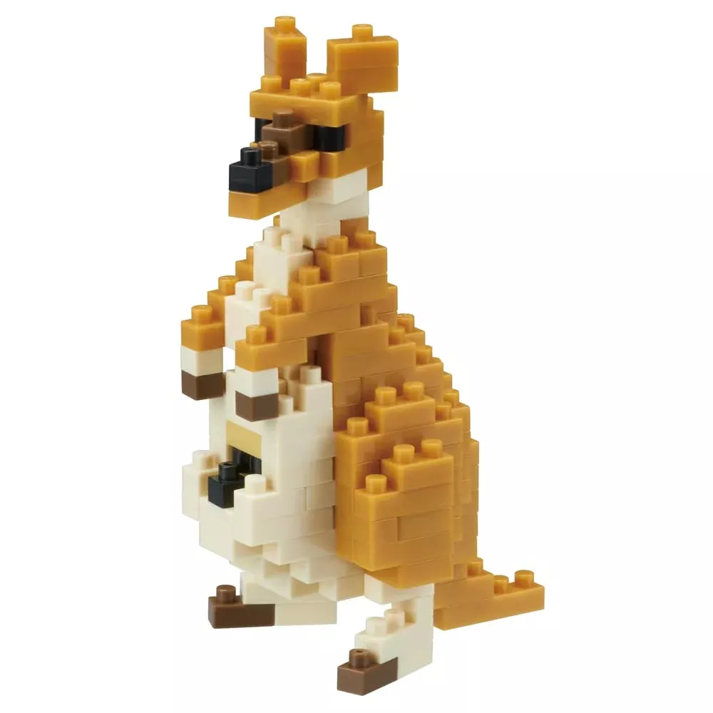 Nanoblock - Animals - Kangaroo, Nanoblock Collection Series Building K