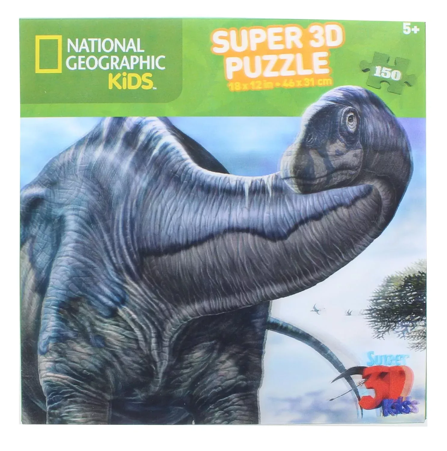 National Geographic 3D Lenticular Puzzle - Fun Challenge for All Ages