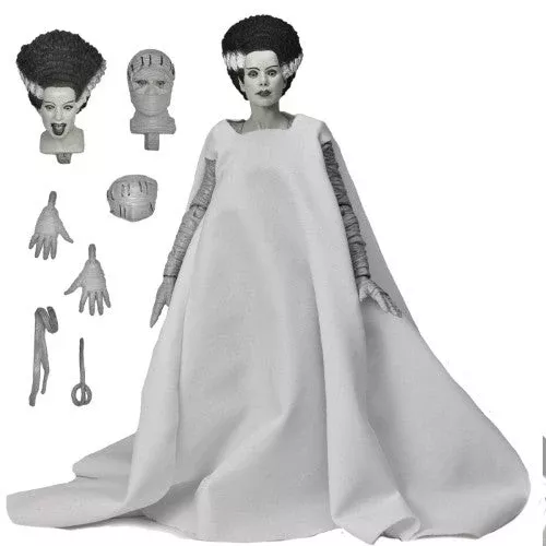 NECA Universal Monsters Ultimate Bride of Frankenstein Black/White 7-In Action Figure