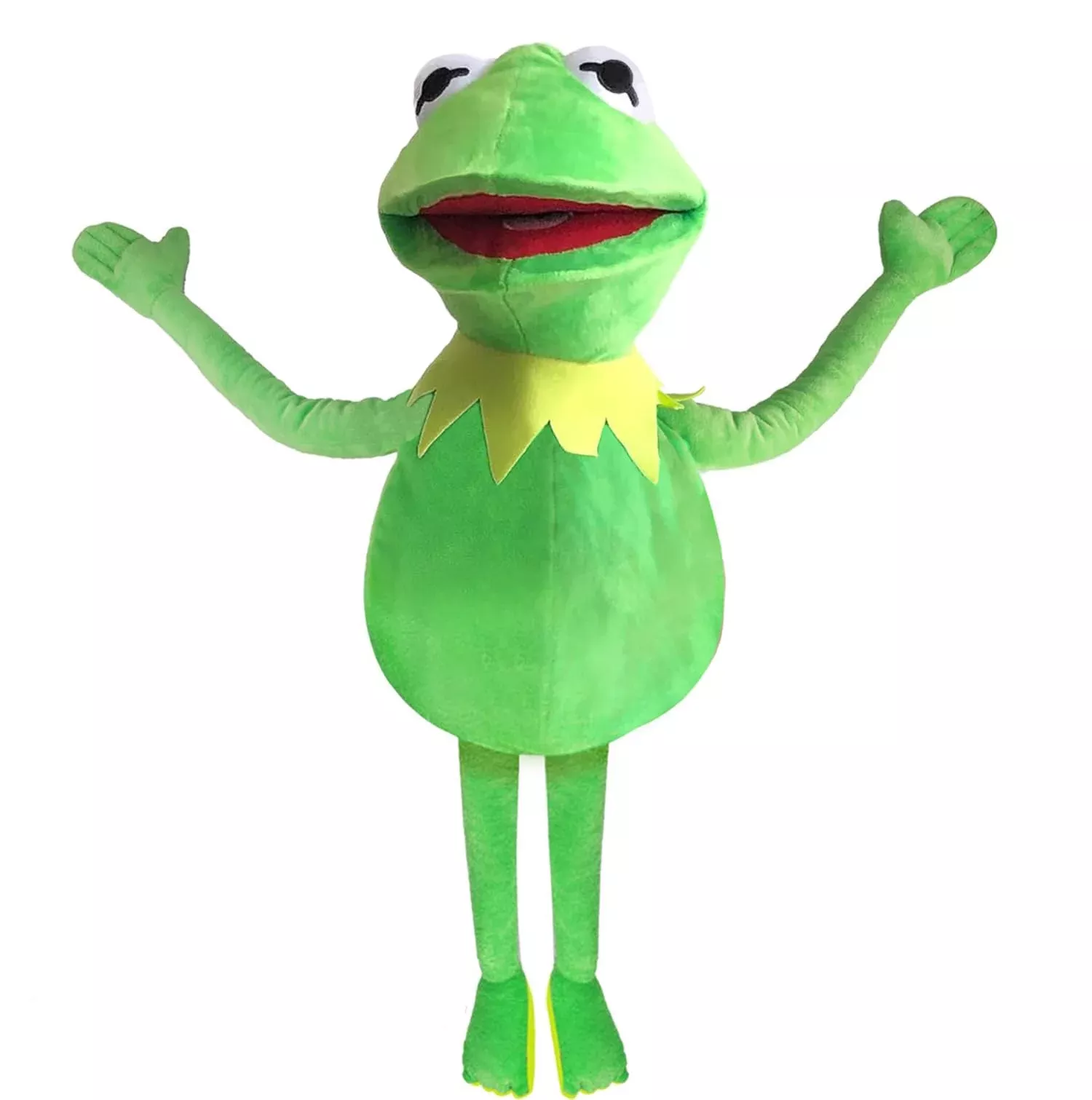 NICERINC Kermit Frog Plush Puppet Toy 24in Green Movable Mouth