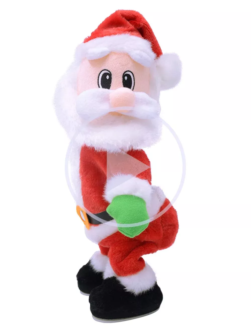 NiuXTool Twerking Santa Claus Plush Toy - Singing & Dancing, Multicolo