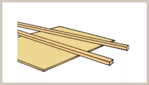 Northeastern Scale Lumber (70232) 18STR532B 1/8" x 5/32" x 24" (10 Pack)