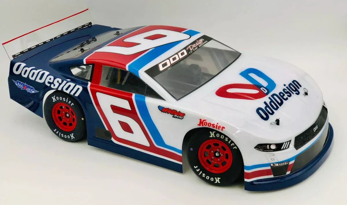 Odd Design 2203 ABC NextGen Mustang RC Body 1/10th 13" Wheelbase