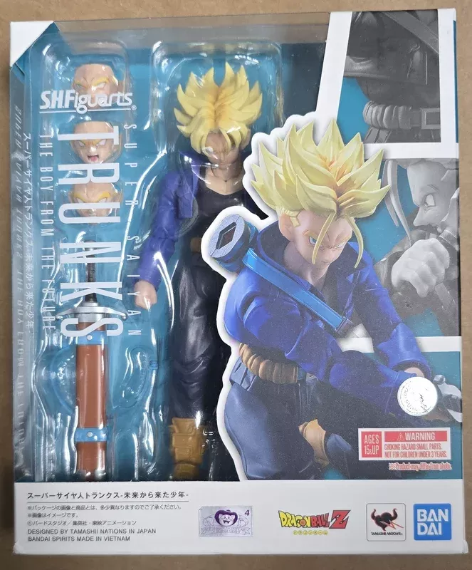 *Open Box* S.H. Figuarts Dragon Ball Z Super Saiyan Trunks -The Boy From The Future- Action Figure