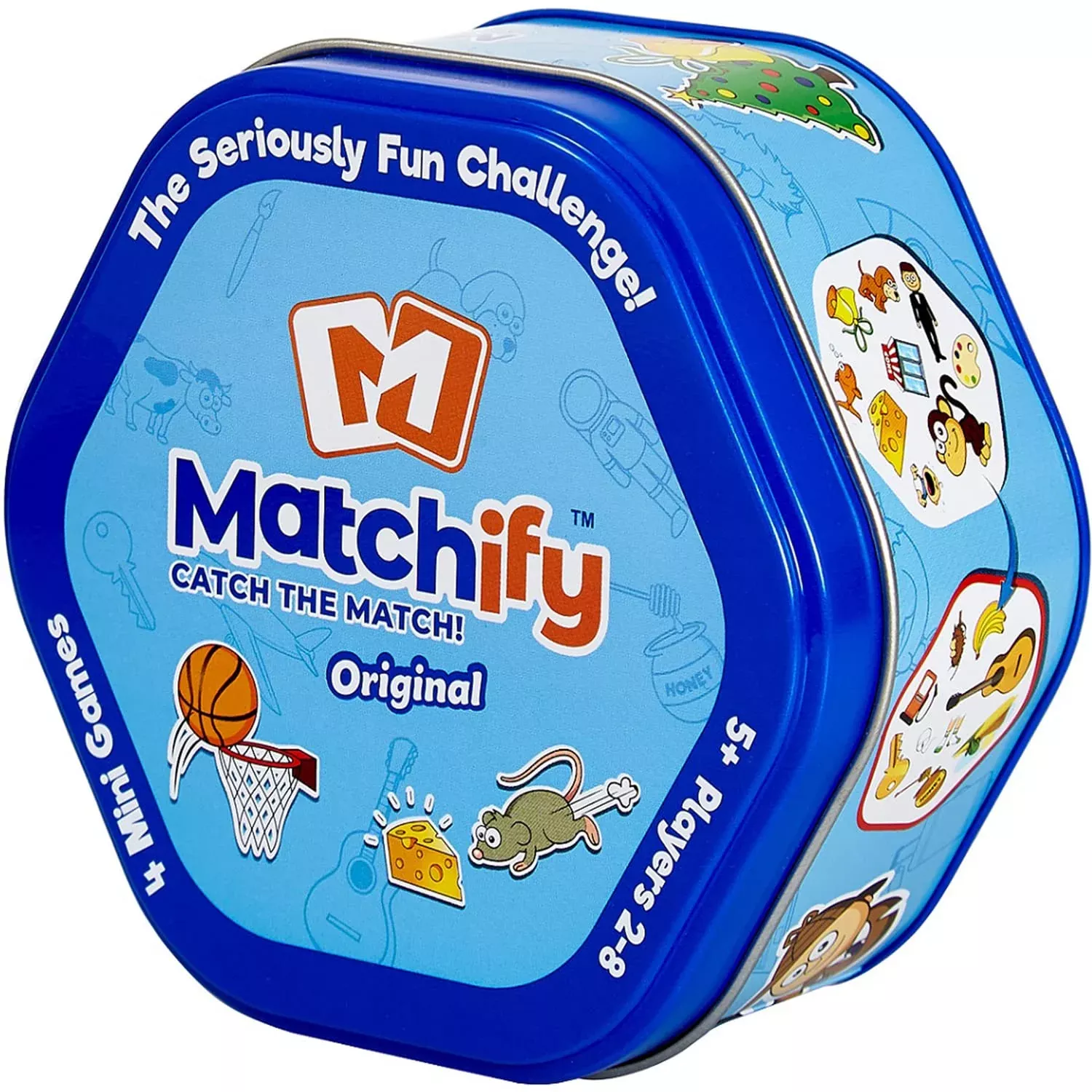 P.M.I. Matchify Fast-Paced Card Game for 2-8 Players, Golden