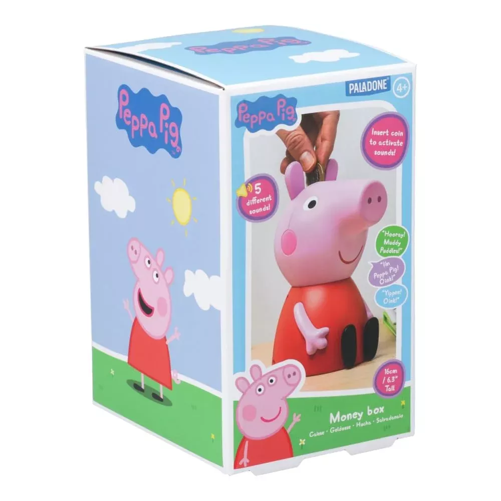 Paladone Peppa Pig Money Box Interactive Savings Toy Multicolor 16cm