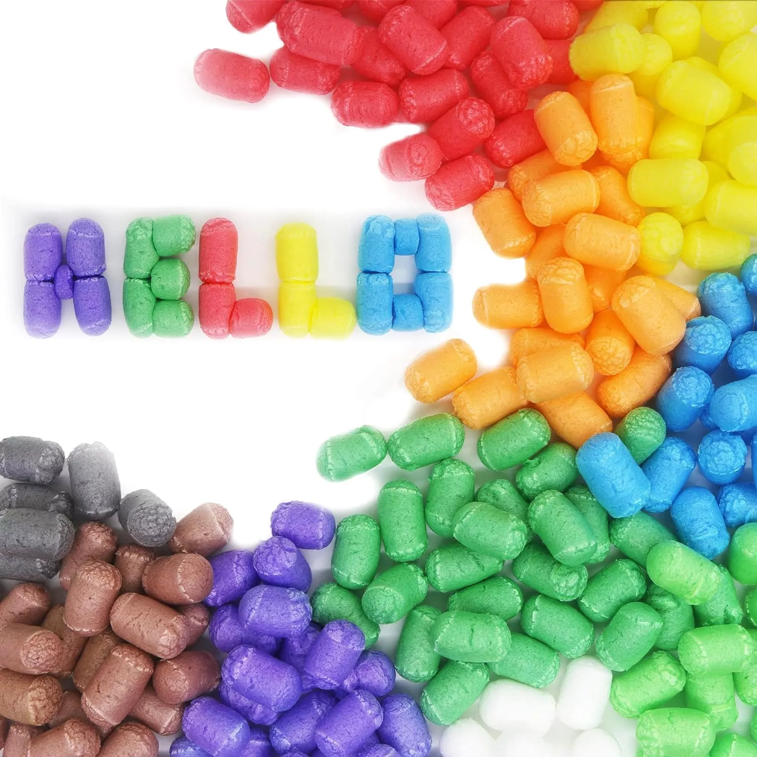 Pasacho Magic Foam Blocks for Kids - 500+ Multicolor Pieces
