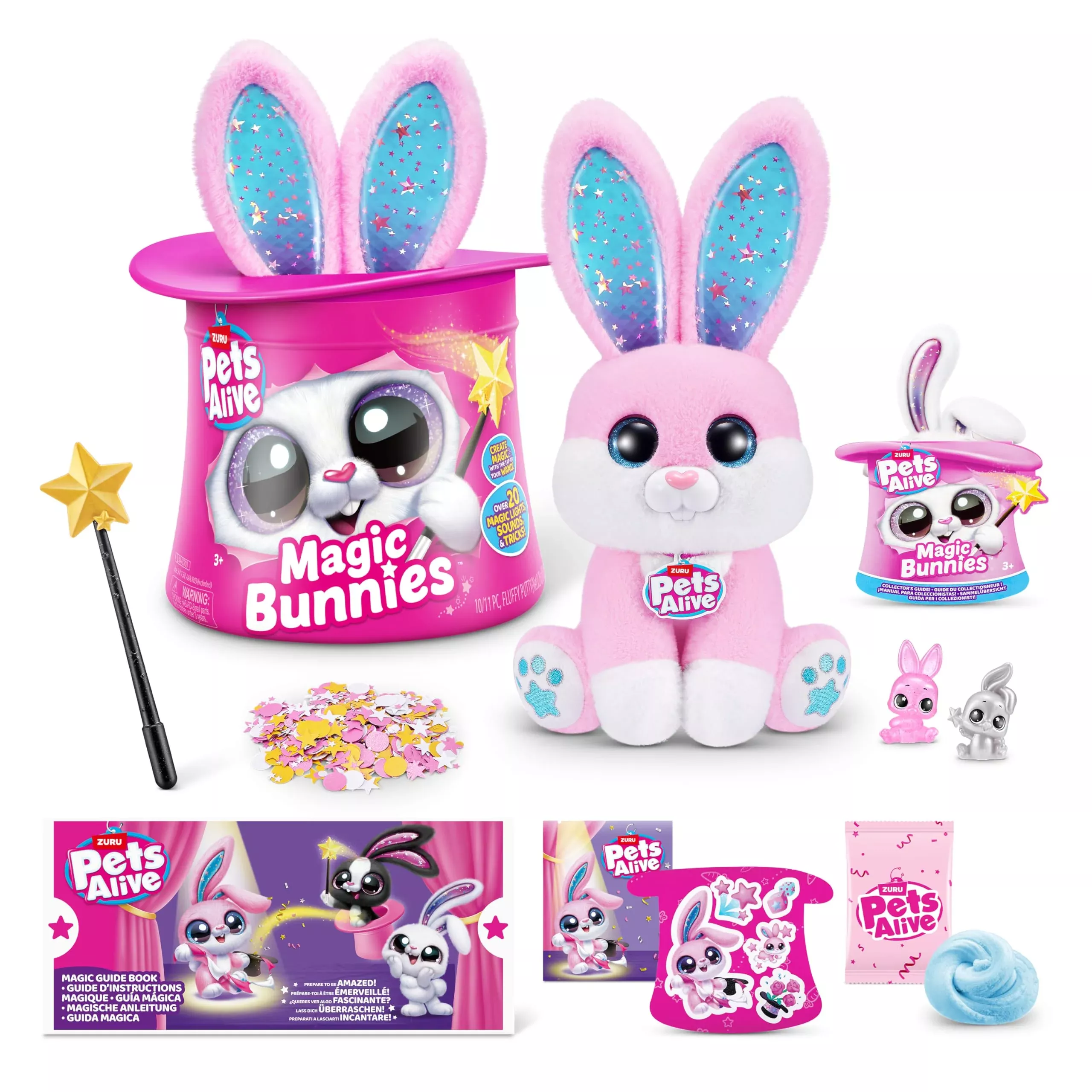 Pets Alive Magical Assistant Bunny with Wand, 12.99 inches, Series 1