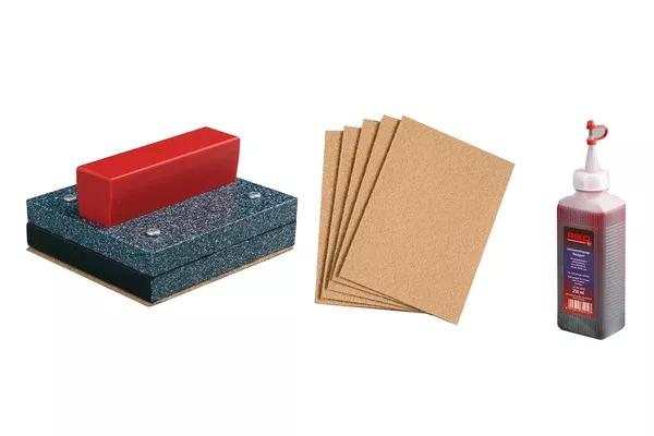 PIKO 35411 G Scale Track Cleaning Set - Block, Pads, Fluid