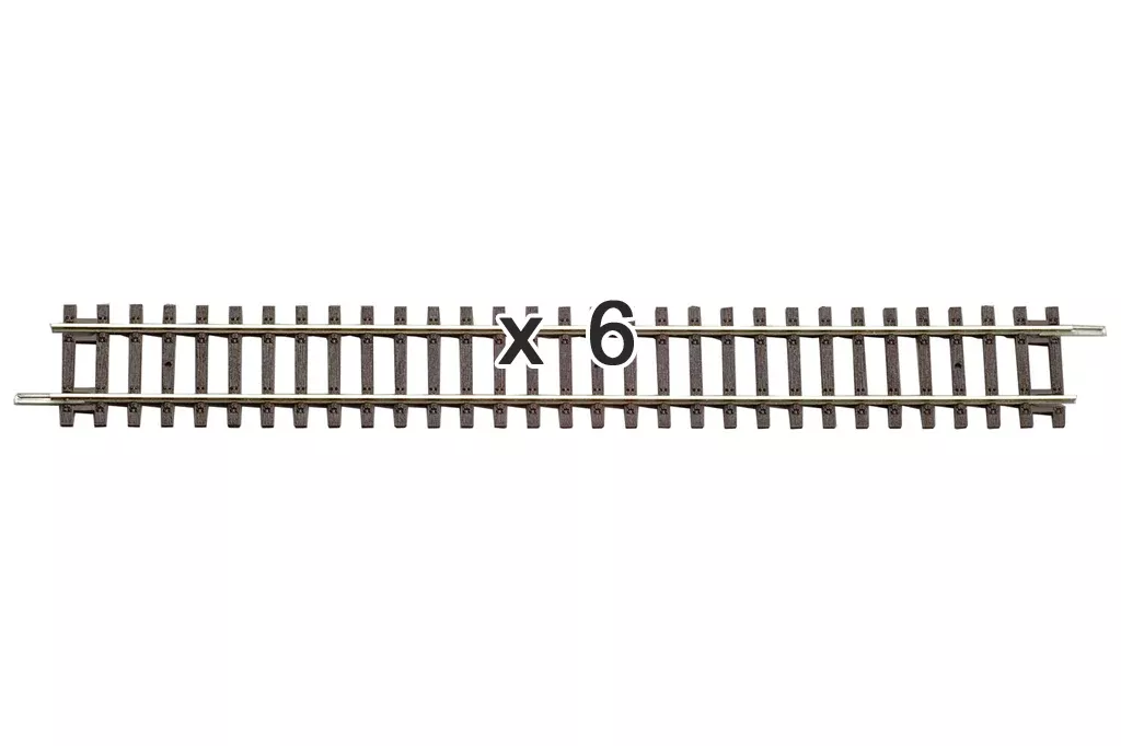 Piko 55201 HO Scale Straight Track 231mm Order 6x